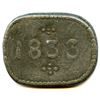 Image 2 : Lot of Five Quebec Communion Tokens.