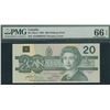 Image 1 : Bank of Canada $20, 1991 - Low Serial Number