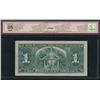 Image 2 : Bank of Canada $1, 1937 - Narrow Panel