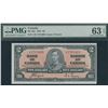 Image 1 : Bank of Canada $2, 1937 - Changeover