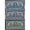 Image 2 : Bank of Canada $5, $10 & $20, 1937 Graded Trio