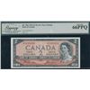 Image 1 : Bank of Canada $2, 1954 - Devil's Face