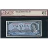 Image 1 : Bank of Canada $5, 1954 - Devil's Face