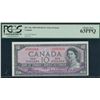 Image 1 : Bank of Canada $10, 1954 - Devil's Face