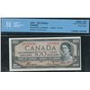 Image 1 : Bank of Canada $100, 1954 - Devil's Face