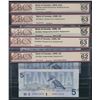 Image 1 : Bank of Canada - Lot of 11 Graded Replacement Banknotes
