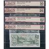 Image 1 : Bank of Canada $20 Third Party Graded Collection of 7 Notes