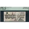 Image 1 : Bank of Canada $100, 1988 - Superb Gem