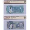 Image 2 : Bank of Canada $5-$100 Graded Polymer Set