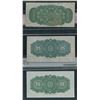 Image 3 : Dominion of Canada Twenty-Five Cents Type Set of 3 Graded Notes