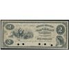 Image 1 : New Brunswick Scrip, Jewett and Pitcher $2, 1873
