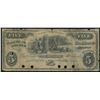 Image 1 : New Brunswick Scrip, Jewett and Pitcher $5, 1873
