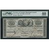 Image 1 : Province of Canada - Brockville, Ontario £25 / $100 County Debenture
