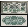 Image 1 : 1867 Canadian Bank of Commerce $10, 1867 - Coloured Front & Back Proofs