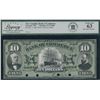 Image 1 : Canadian Bank of Commerce $10, 1887 - Green Tint Face Proof