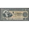 Image 1 : Canadian Bank of Commerce $5, 1892 - Coloured Face Proof