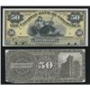 Image 1 : Canadian Bank of Commerce $50, 1893 Coloured Front & Back Proofs