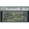 Image 1 : Commercial Branch Bank of Canada $3, 1861