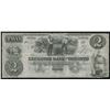 Image 1 : Exchange Bank of Toronto $2, 1855 - Remainder