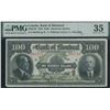 Image 1 : Bank of Montreal $100, 1923