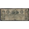 Image 1 : New Castle District Loan Company $1, 1836 - Remainder