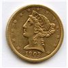 Image 2 : 1903 USA $5 Gold Coin