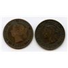 Image 2 : 1859 & 1896 Large Cents
