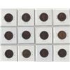 Image 2 : 1876H - 1901 Large Cent Group - Lot of 12