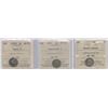 Image 1 : George V Silver Five Cents - ICCS Group of 3