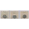 Image 1 : Victoria & George V Twenty-Five Cents - ICCS Group of 3