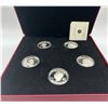Image 2 : Canada - 2008-2009 $15 Vignettes of Royalty Sterling Silver 5-Coin Set
