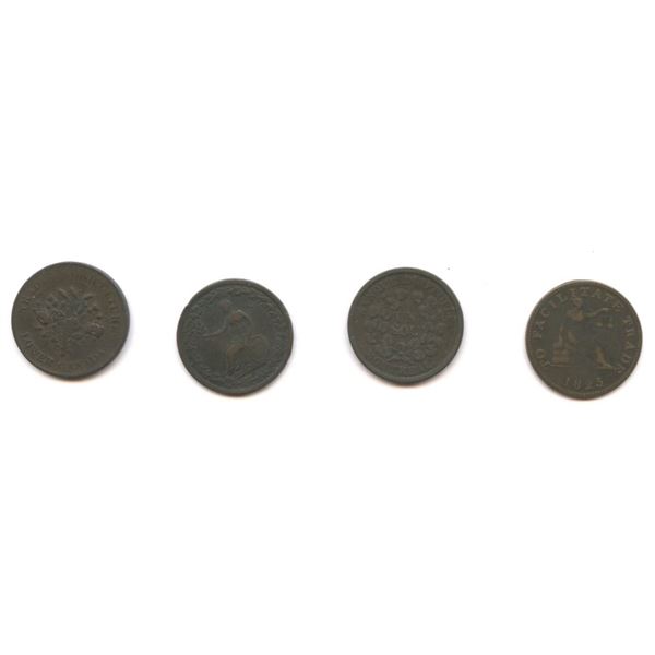 Lower Canada Token Lot of 4