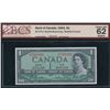 Image 1 : Bank of Canada $1, 1954 - Changeover
