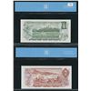 Image 3 : Bank of Canada $1-$50 - Lot of 6 Graded Multi-Coloured Notes