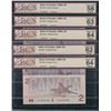 Image 2 : Bank of Canada Multi-Coloured Graded Banknotes - Lot of 25