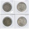 Image 1 : 1886 & 1887 United States of America Silver Dollars - Lot of 4