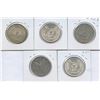 Image 2 : 1889 - 1890 United States of America Silver Dollars - Lot of 5