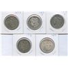 Image 1 : 1893 - 1896 United States of America Silver Dollars - Lot of 5