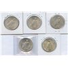 Image 2 : 1923 - 1925 United States of America Peace Silver Dollars - Lot of 5