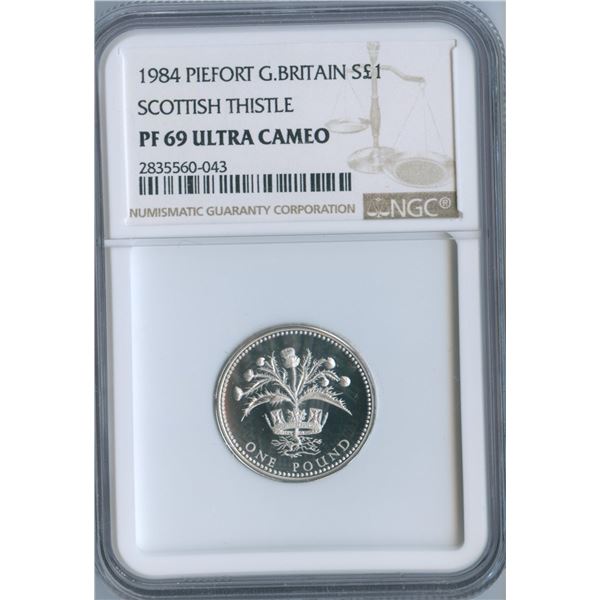 1984 Great Britain Piedfort £1