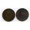 Image 1 : 1880 Newfoundland One Cent Pair