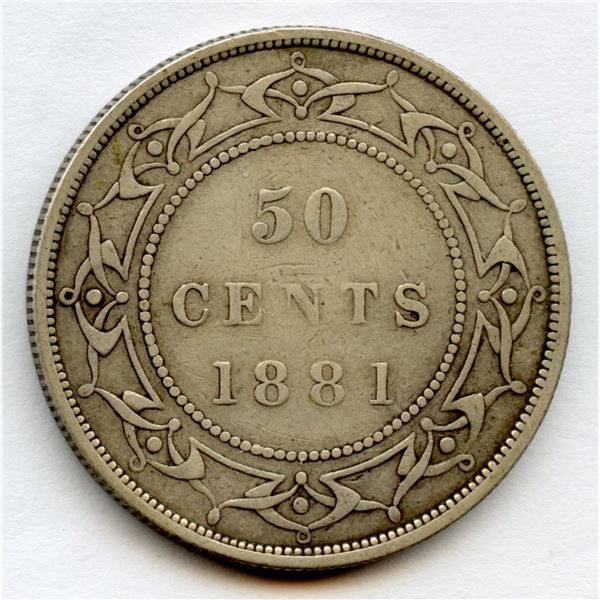 1881 Newfoundland Fifty Cents