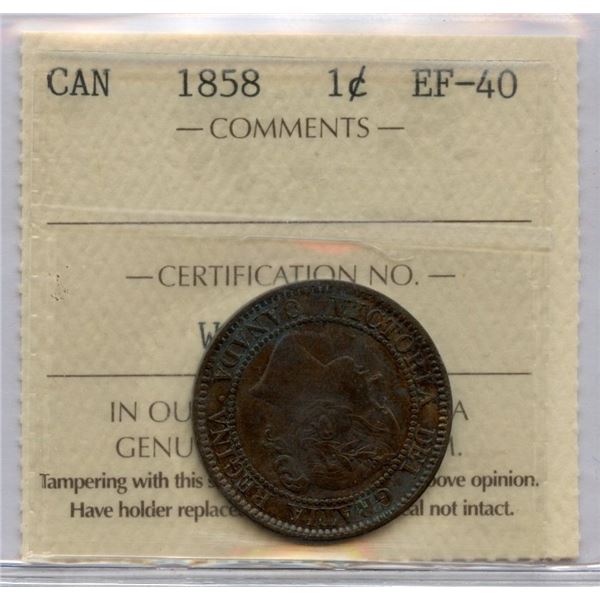 1858 One Cent