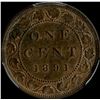 Image 3 : 1891 One Cent - Small Date, Large Leaves