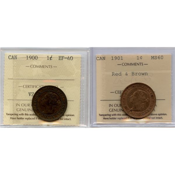 Victoria Large Cent - ICCS Group of 2