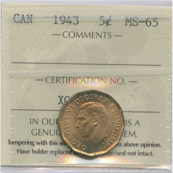 1943 Five Cents