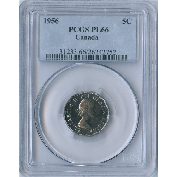 1956 Five Cents - Proof Like