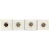 Image 2 : 1902H - 1910 Silver Five Cents Group - Lot of 4