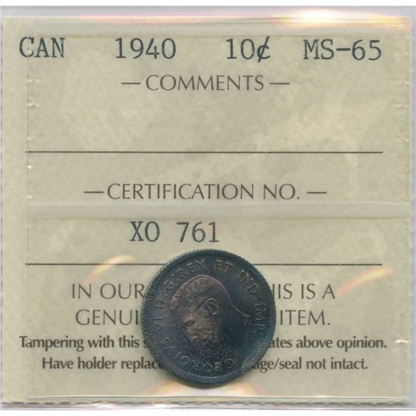 1940 Ten Cents