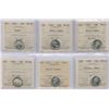 Image 1 : 1963 - 1968 Ten Cents - ICCS Graded Lot of 6